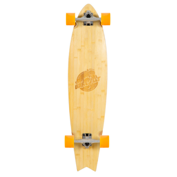 Two Bare Feet The Chad 42 Bamboo Series Premium Longboard Skateboard 